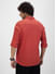 Rust Red Crepe Shirt