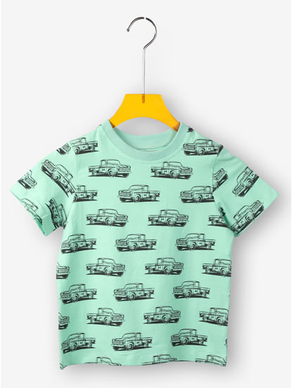 Cars print half sleeve TShirt for boys