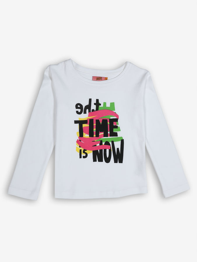 And the time is now TShirt for girls!
