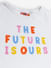 Future is ours girls white full sleeves TShirt!