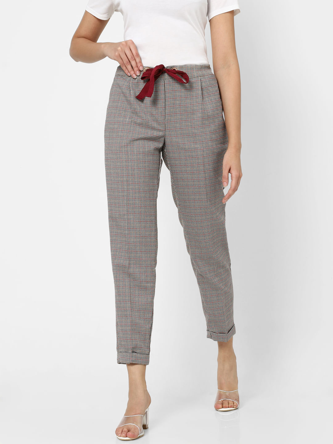 Buy Brown Pants for Women by DeMoza Online | Ajio.com
