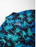 Vibrant Coco Tree Printed Notch Collar Oversized Shirt