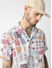 Multicolour Bohemian Intricate Printed Oversized Shirt
