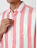 Candy Pink Striped Shirt