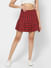 Red Checkered Skirt