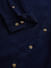 Navy Crepe Shirt