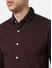 Knitted Maroon Shirt