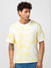 Yellow Tie-Dye Oversized T-Shirt