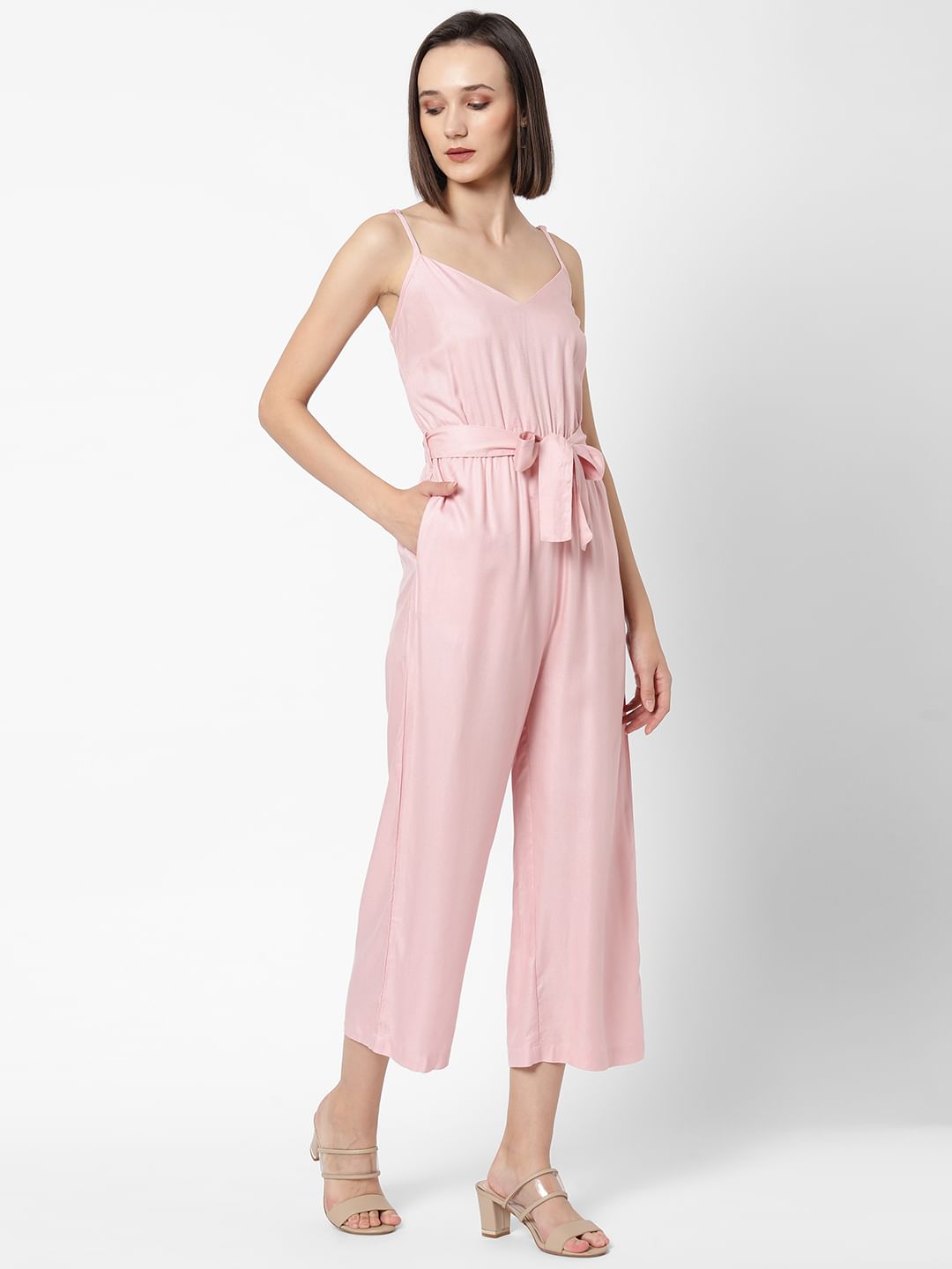 Cute Peach Jumpsuit