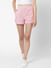Textured Pink Shorts