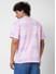 Pink Tie & Dye Oversized T-Shirt