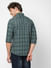 Chambray Olive Checkered Shirt