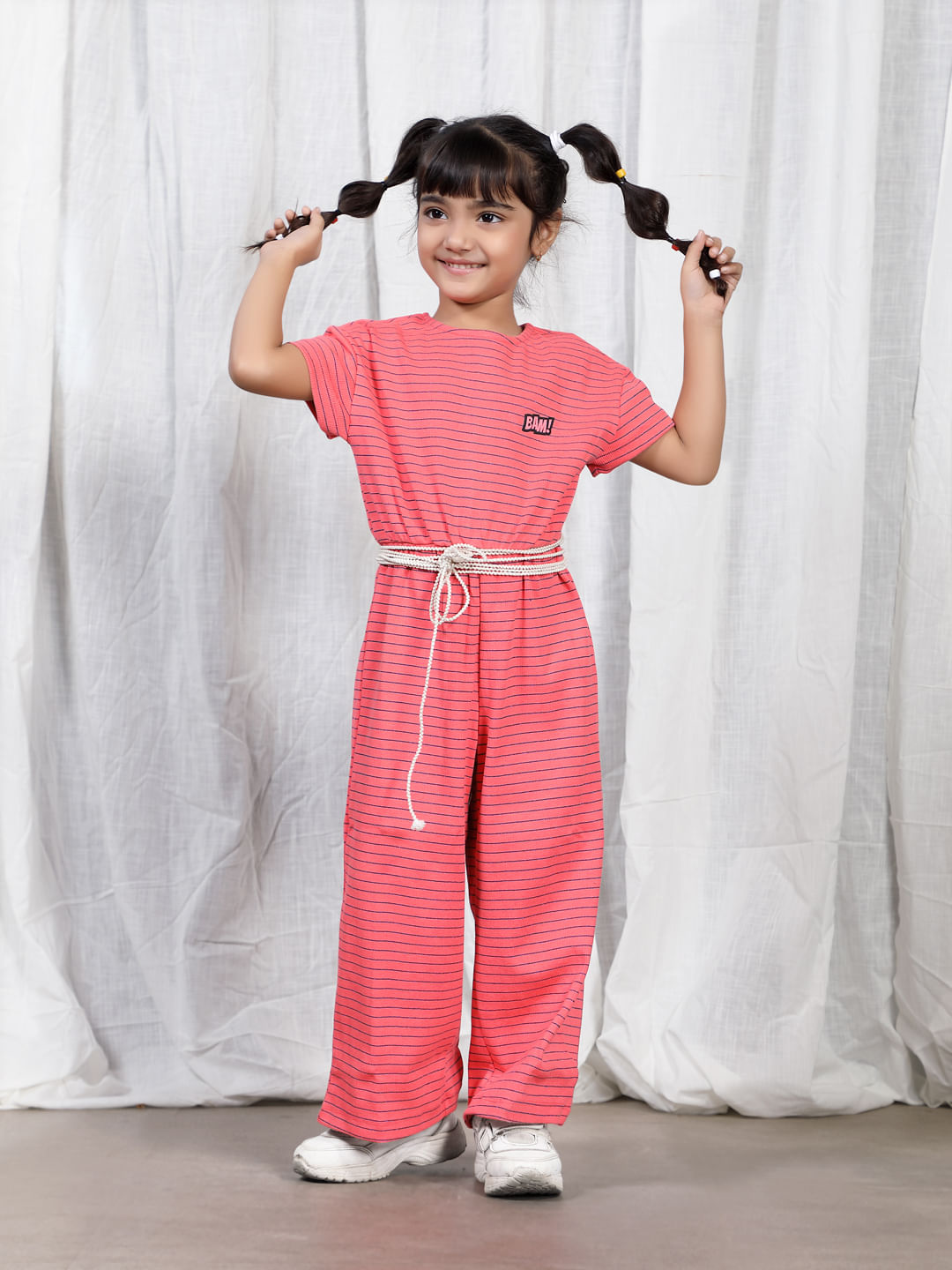 Buy online Girls Light Blue Solid Jumpsuit from girls for Women by Budding  Bees for ₹599 at 63% off | 2024 Limeroad.com
