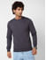 Solid Grey Comfy Sweatshirt