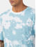 Teal Tie-Dye Oversized T-Shirt