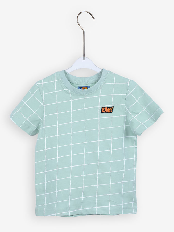 Fun checkered t-shirt for Boys