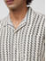 Zig Zag Pattern Oversized Crochet Shirt
