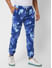 Blue Casual Printed Joggers
