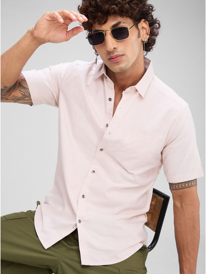 Spanish Pink Casual Shirt