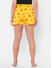 Funky Yellow Giraffe Print Shorts