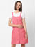Pastel Pink Pinafore Dress