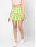 Stylish Checked Pleated Skirt
