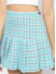 Checked Pleated Skirt