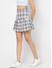 Classic Checked Pleated Skirt