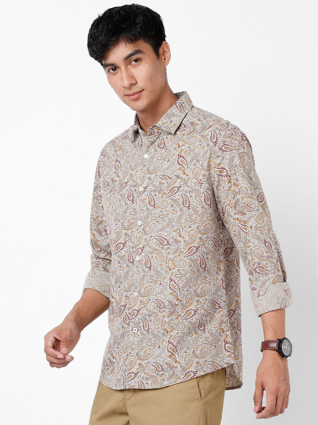 070720○ CIOTA Paisley ＆ Batik B.D Shirt - シャツ