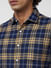 Navy Flannel Checkered Shirt