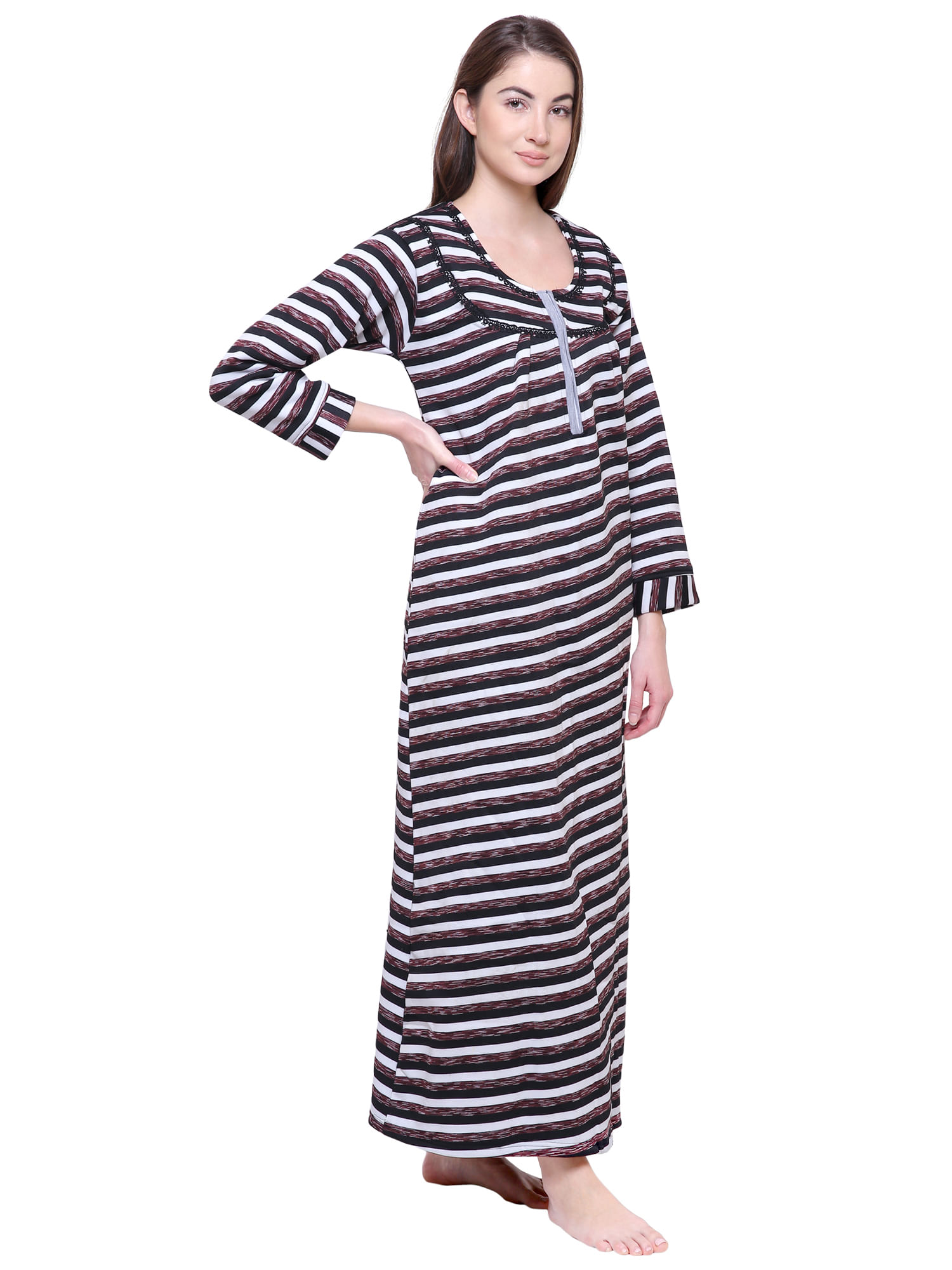 woolen maternity nighty