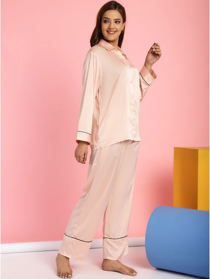 Winter Nightsuit For Women, Woolen Night Suit Pajama and Top Set Fleece