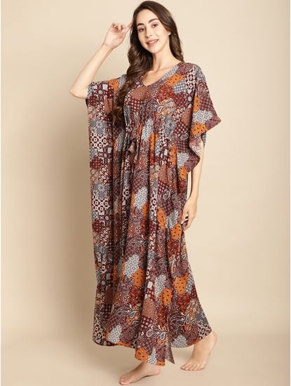 Buy Multicolour Nightshirts&Nighties for Women by The Kaftan Company Online