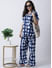 Secret Wish Women's Cotton Tie-Dye Night Suit set of Shirt & Pyjama trouser