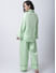 Secret Wish Women's Cotton Satin Lycra Night Suit set of Shirt & Pyjama trouser
