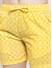 Secret Wish Women's Yellow Cotton Printed Shorts