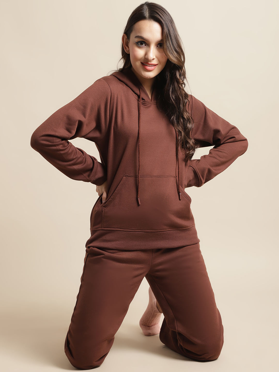 women fleece night suits