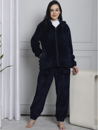 Buy LUXURIOUSLY ASLEEP NIGHT BLACK NIGHT SUIT for Women Online in