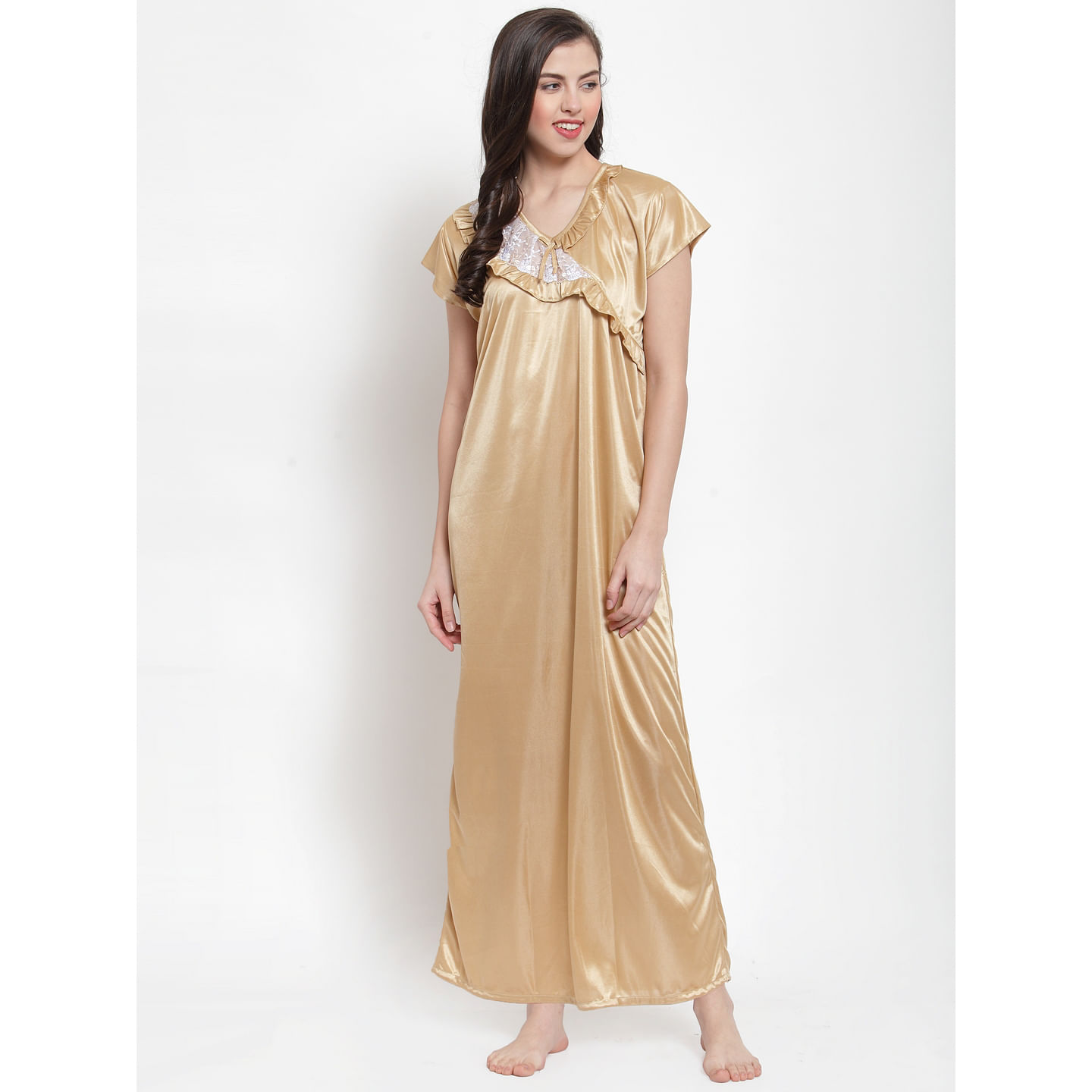 Satin nighties online shopping hot sale