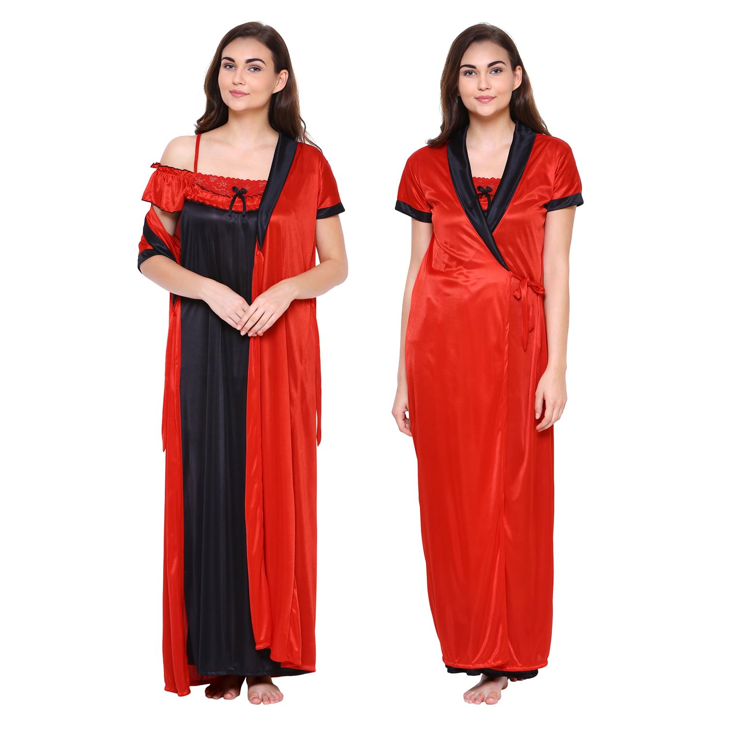 Satin night gown online online